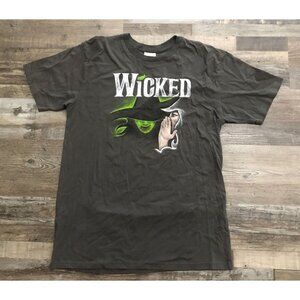 Wicked Broadway Musical Official Defy Gravity Tour Short Adult Large Gray